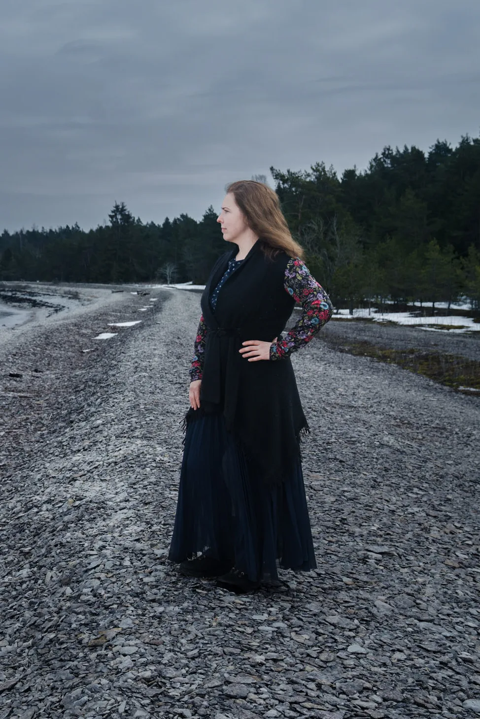Portreefotograaf Mailis Vahenurme pildistas portreefoto naisest.